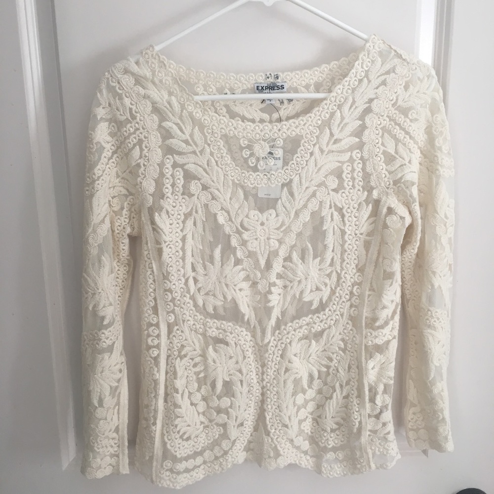 ❤️NWT EXPRESS Lace blouse